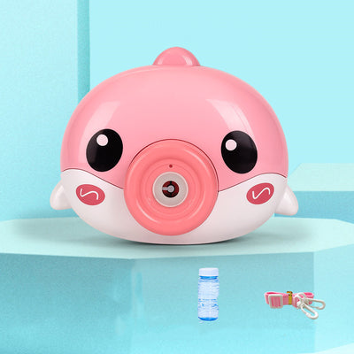 Children Piggy Bubble Machine