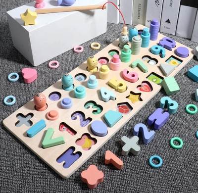 3D Alphabet Number Puzzle
